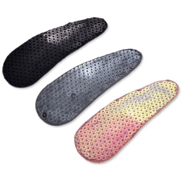 INC International Concepts 3 Piece Silver-Tone Sequin Hair Barrette Set New - Picture 1 of 3